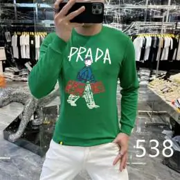 prada sweatshirt manches longues pour homme s_1267546